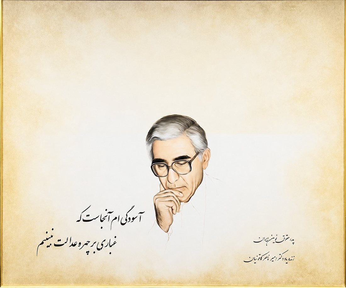 زنده‌یاد دکتر امیرناصر کاتوزیان — پدر حقوق نوین ایران